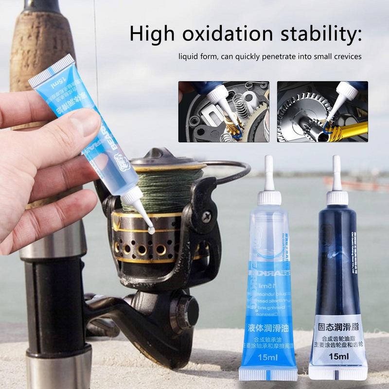 Reel Grease - Lubrifiant pour moulinet de pêche, nettoyeur