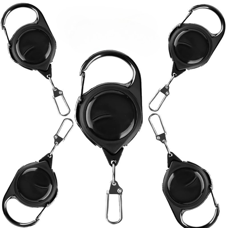 Conventional Reel - Mousqueton rétractable robuste avec câble en