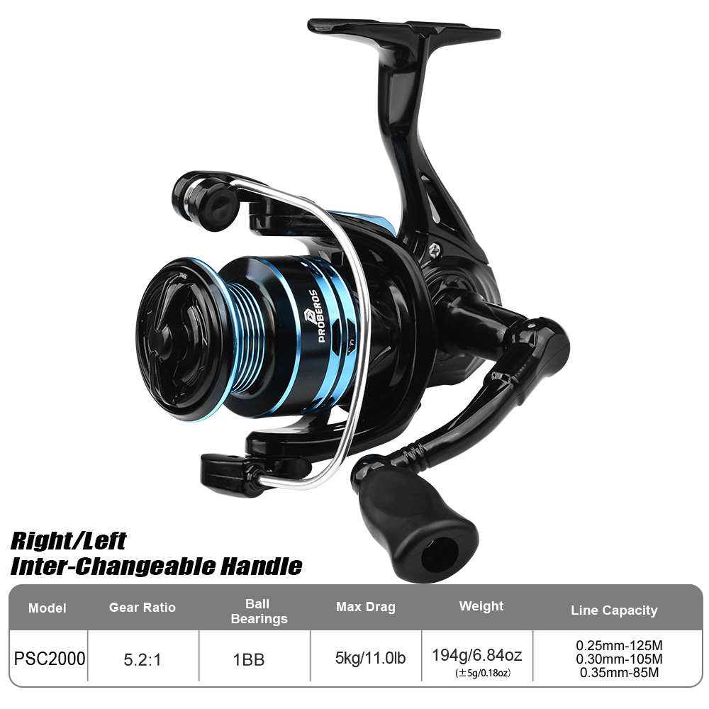 Ice Fishing Reel - Moulinet de pêche en métal série