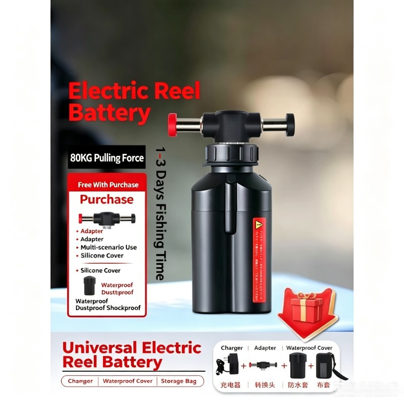 Electric Reel - Batterie au lithium portable 14,8 V,