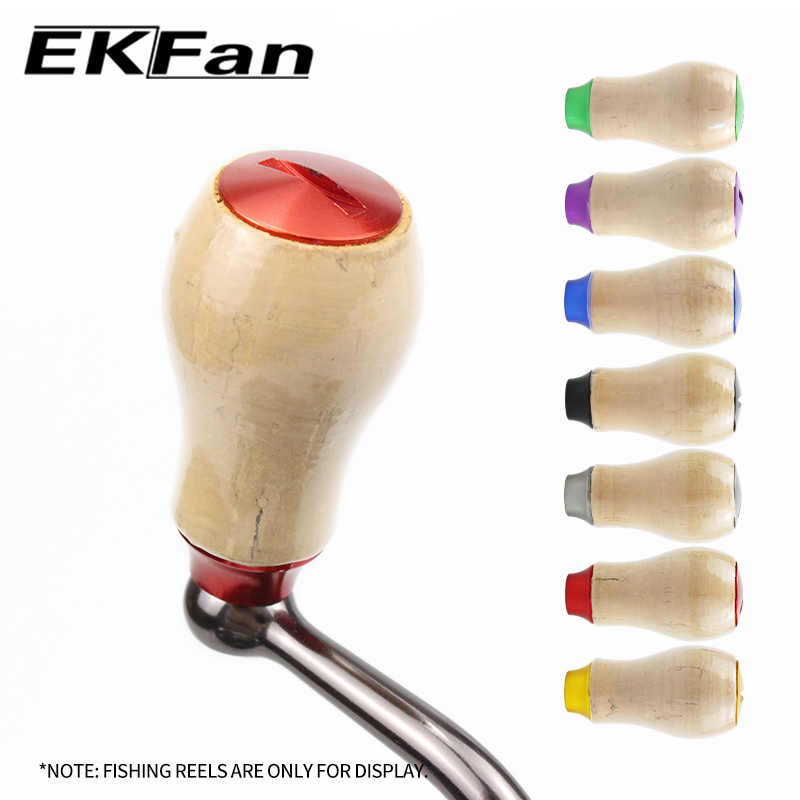 Trolling Reel - Bouton de manivelle EKFan Cork pour