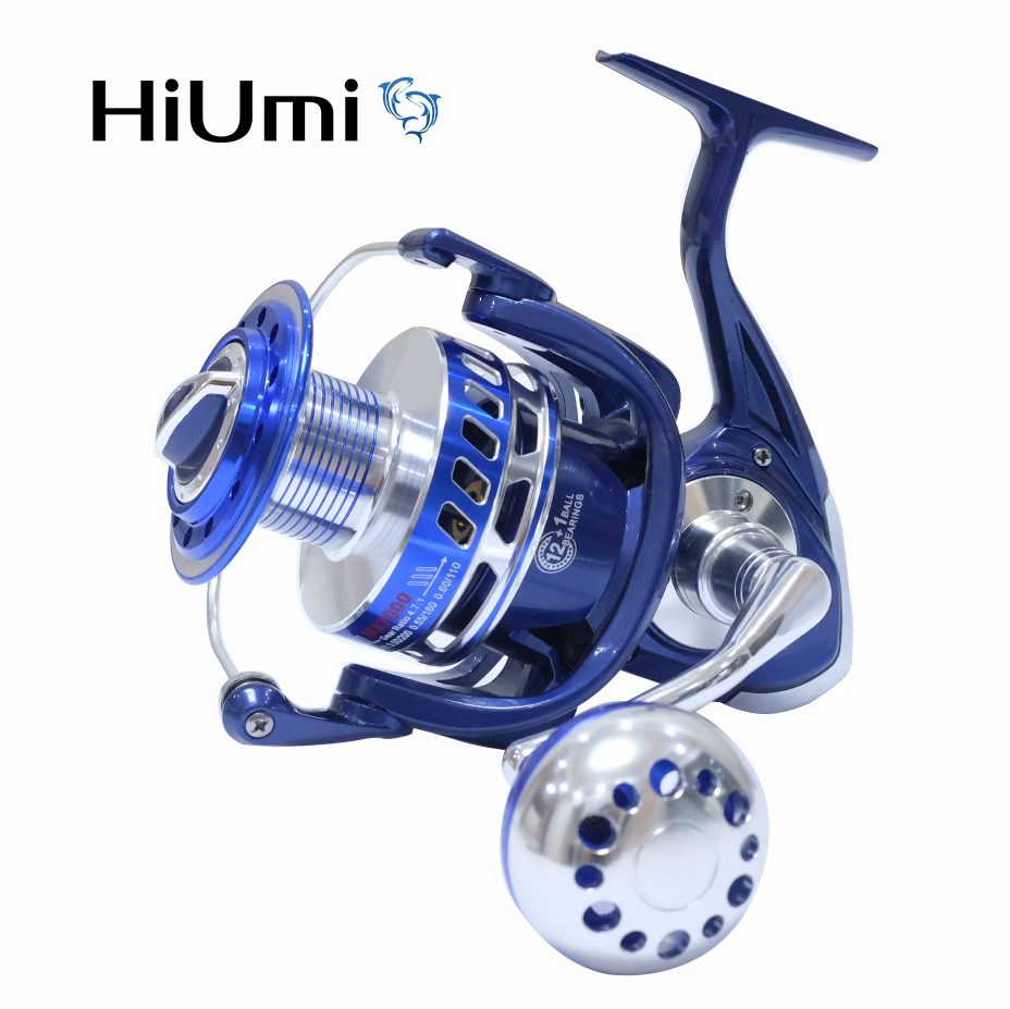 Trolling Reel - HiUmi-Moulinets Spinning Saltiga, Puissance de Frein
