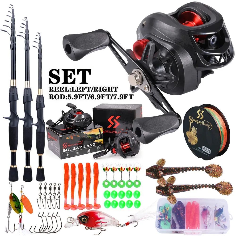 Spincast Reel - Sougayilang – canne à pêche ultralégère