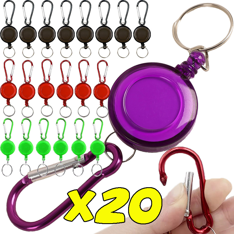 1/20 pièces Porte-clés rétract - Conventional Reel avis et prix