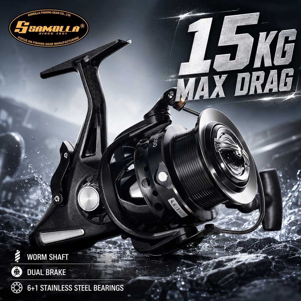 Moulinet Spinning SAMOLLA à Do - Reel Drag Knob avis et prix
