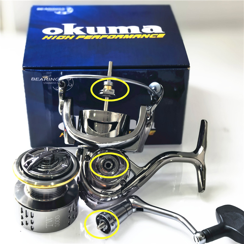 Moulinet de pêche Okuma tout m - Surf Reel avis et prix
